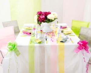 Bapt&ecirc;me Communion Mariage D&eacute;coration de table