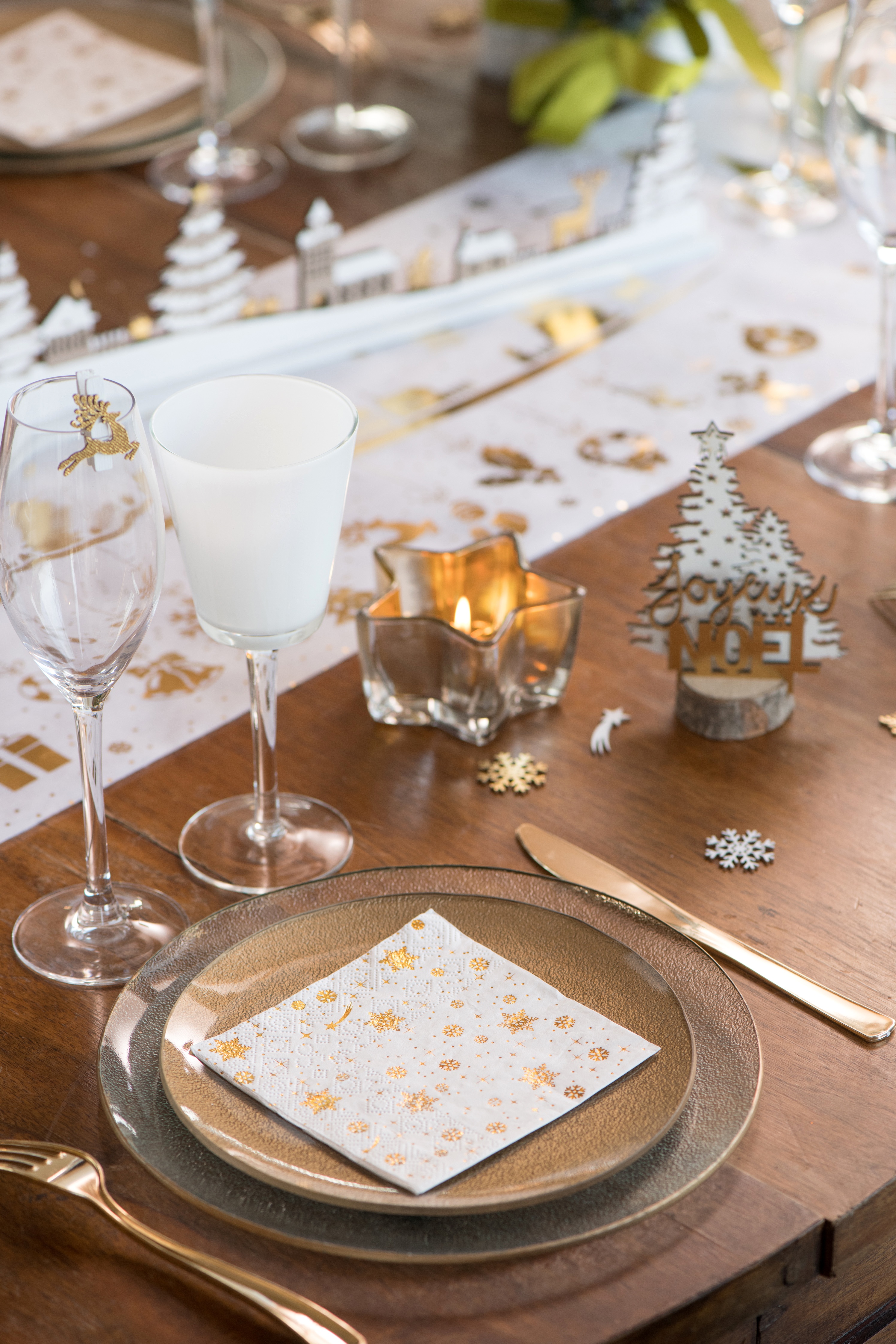 Des décorations de table festives pour Noël ! - Maisons de Campagne